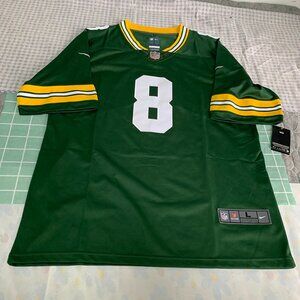 Men'S Nike Green Bay Packers Josh Jacobs Green Team No. 8 Game Jersey
